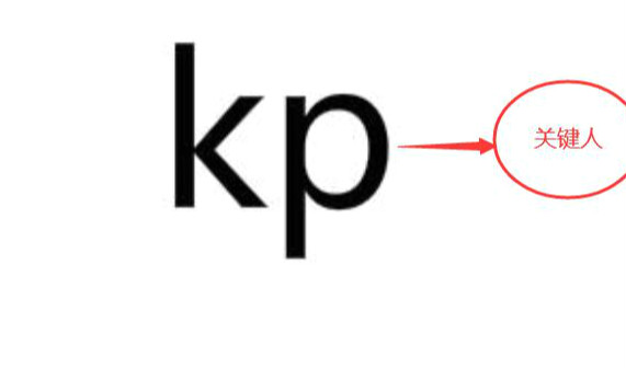 kp网络用语是什么意思，关键人（英文首字母缩写）